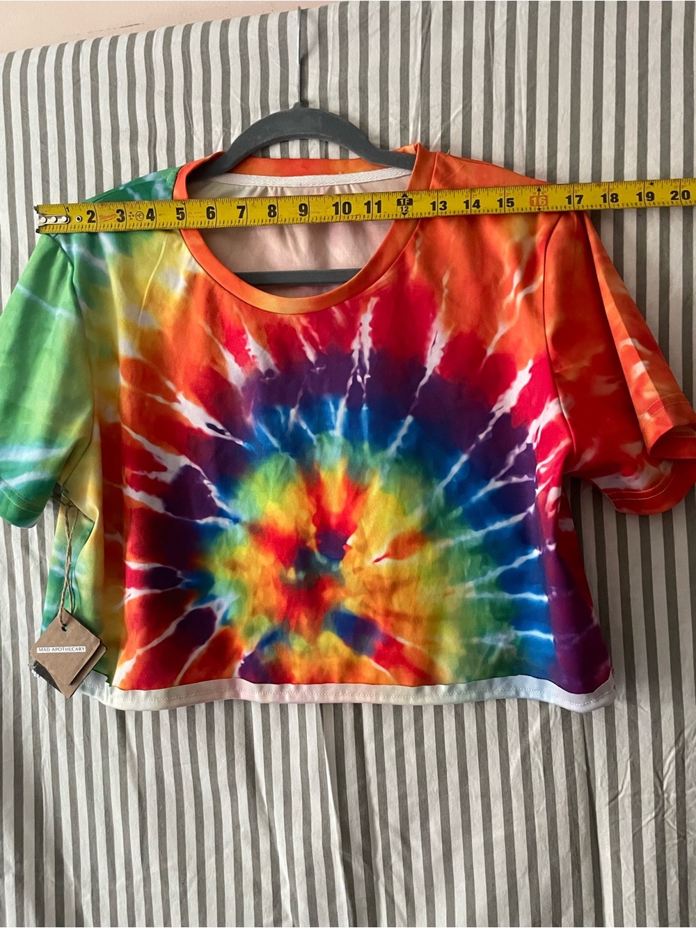 Tie-Dye Rainbow Crop Top
